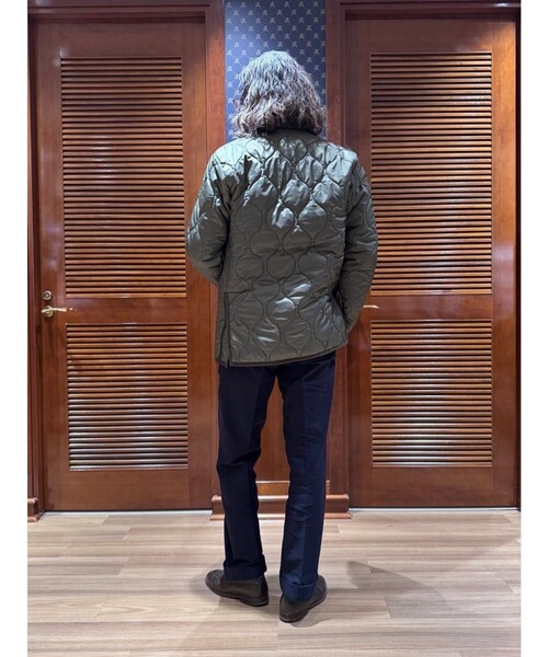 BROOKS BROTHERS（ブルックスブラザーズ）の「Brooks Brothers×LAVENHAM　デンハム　キルティングジャケット　Made in UK（その他アウター・メンズ・オリーブ/ダークネイビー・SMALL/MEDIUM/LARGE）」の6枚目の写真