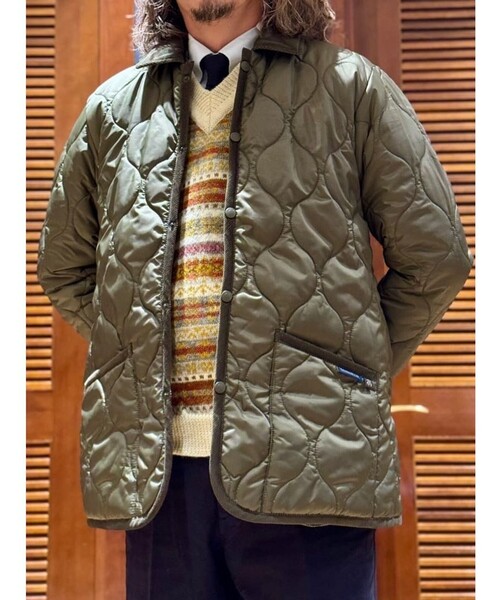 BROOKS BROTHERS（ブルックスブラザーズ）の「Brooks Brothers×LAVENHAM　デンハム　キルティングジャケット　Made in UK（その他アウター・メンズ・オリーブ/ダークネイビー・SMALL/MEDIUM/LARGE）」の7枚目の写真