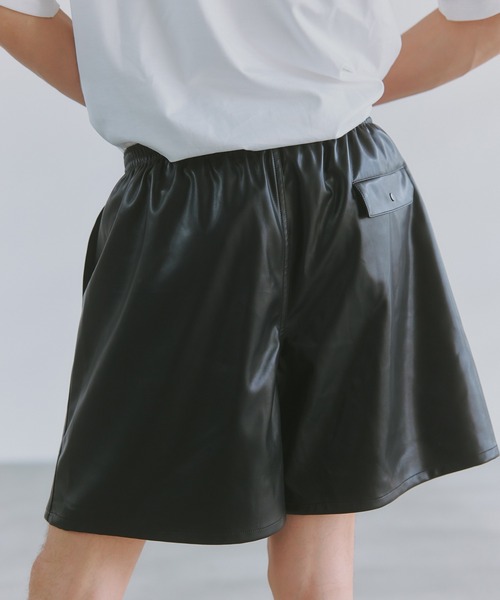 MILITARY(ミリタリー)の「【SETUP7】PU Urban Baggy Shorts / PUアーバンバギーショーツ(その他パンツ・メンズ・ブラック/グレー/ブラウン・M/L)」の12枚目の写真