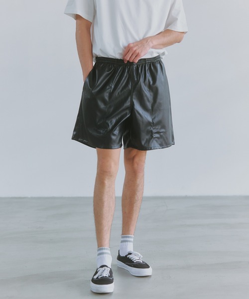 MILITARY(ミリタリー)の「【SETUP7】PU Urban Baggy Shorts / PUアーバンバギーショーツ(その他パンツ・メンズ・ブラック/グレー/ブラウン・M/L)」の10枚目の写真