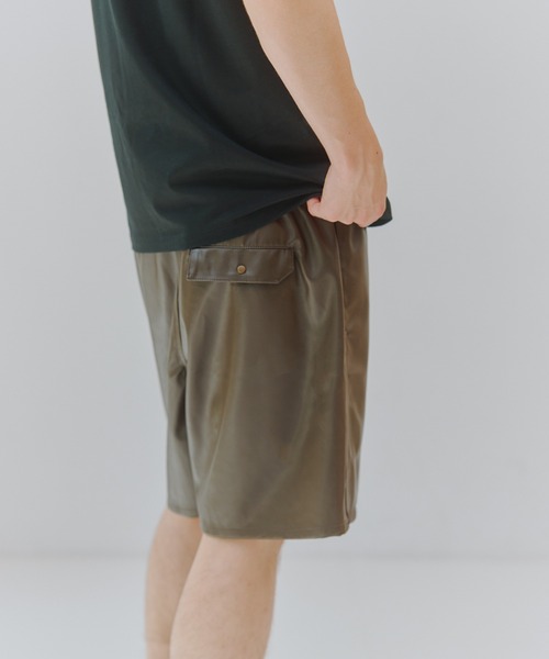 MILITARY(ミリタリー)の「【SETUP7】PU Urban Baggy Shorts / PUアーバンバギーショーツ(その他パンツ・メンズ・ブラック/グレー/ブラウン・M/L)」の7枚目の写真