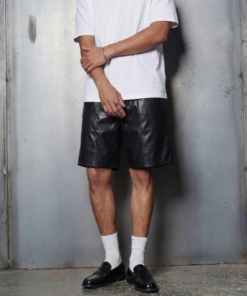 MILITARY(ミリタリー)の「【SETUP7】PU Urban Baggy Shorts / PUアーバンバギーショーツ(その他パンツ・メンズ・ブラック/グレー/ブラウン・M/L)」の14枚目の写真