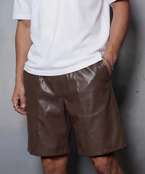 MILITARY(ミリタリー)の「【SETUP7】PU Urban Baggy Shorts / PUアーバンバギーショーツ(その他パンツ・メンズ・ブラック/グレー/ブラウン・M/L)」の19枚目の写真