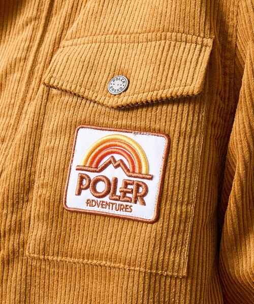POLeR（ポーラー）の「【POLER/ポーラー】CORDUROY BOA JK/コーデュロイ/ボア/ユニセックス【WEB限定】（ブルゾン・メンズ・ブラック/ブラウン・M）」の6枚目の写真