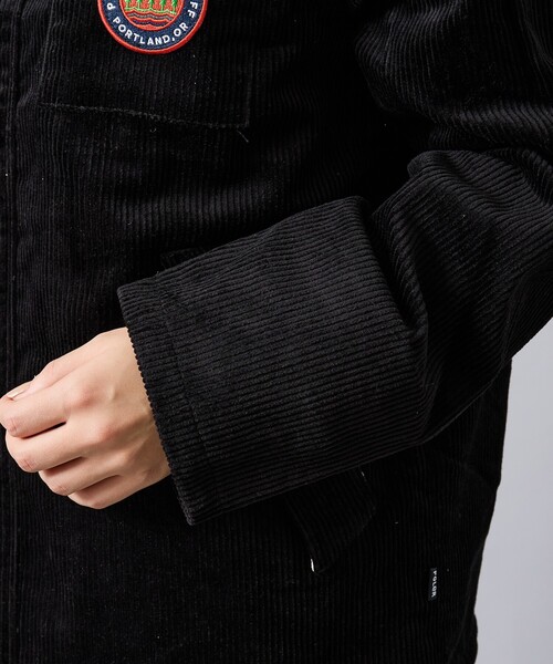 POLeR（ポーラー）の「【POLER/ポーラー】CORDUROY BOA JK/コーデュロイ/ボア/ユニセックス【WEB限定】（ブルゾン・メンズ・ブラック/ブラウン・M）」の9枚目の写真