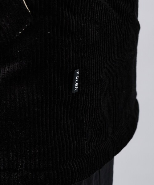 POLeR（ポーラー）の「【POLER/ポーラー】CORDUROY BOA JK/コーデュロイ/ボア/ユニセックス【WEB限定】（ブルゾン・メンズ・ブラック/ブラウン・M）」の11枚目の写真