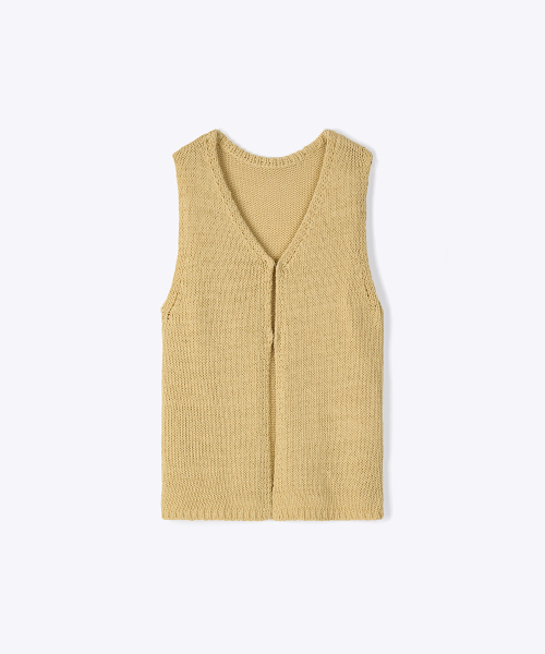320SHOWROOM(320ショールーム)の「Filo Hook Knit Vest Butter(ニット/セーター・レディース・ライトイエロー・FREE)」の4枚目の写真
