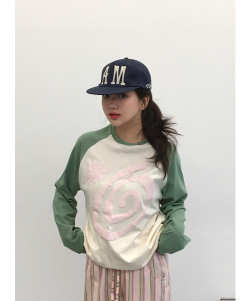 Molly Raglan Long Sleeve GREEN