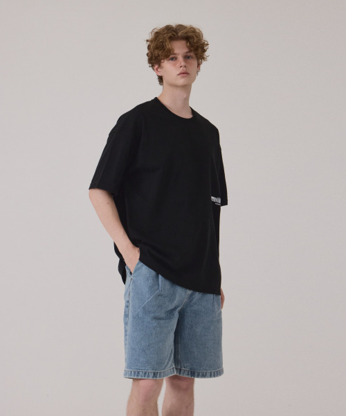 GET IT ON（ゲットイットオン）の「オーバーサイズ半袖Tシャツ_アイデンティティ（正体）ブラック（Tシャツ/カットソー・メンズ・その他・F）」の5枚目の写真