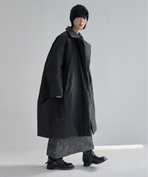 MOIREMOA(モアレモア)の「Warm Padding Coat-Black(ダウンジャケット/コート・レディース・その他・FREE)」の5枚目の写真
