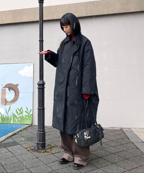 MOIREMOA(モアレモア)の「Warm Padding Coat-Black(ダウンジャケット/コート・レディース・その他・FREE)」の3枚目の写真