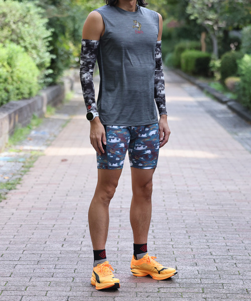 ELDORESO(エルドレッソ)の「Joshua Middle Spats / ジョシュアミドルスパッツ(レギンス/スパッツ・メンズ・グリーン・MEDIUM)」の8枚目の写真