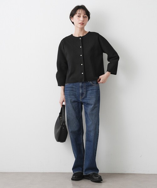 Dessin(デッサン)の「【入卒/セレモニー/単品使い2WAY可能】ニットセットアップ(セットアップ・レディース・ネイビー/ブラック/ブラウン系その他・01/03/02)」の6枚目の写真