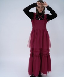 HARE（ハレ）の「ギャザーフリルキャミワンピース(HARE)（ワンピース）」