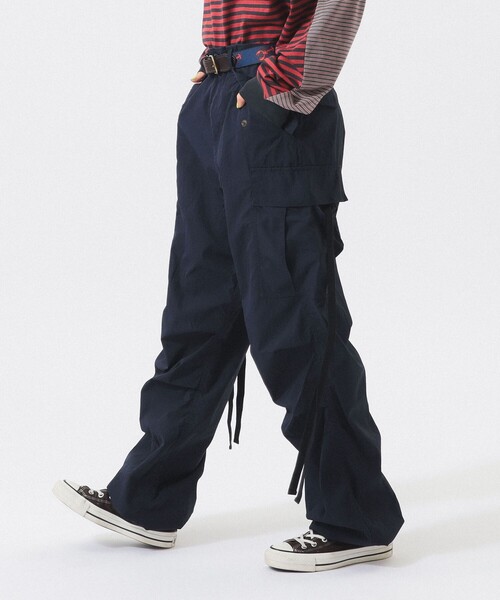 BEAMS BOY（ビームスボーイ）の「ナイロン ポプリン ミリタリー パンツ（カーゴパンツ・レディース・オリーブ/ネイビー・0/1/2）」の4枚目の写真