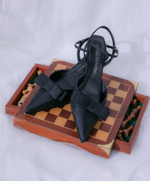 JILL by JILL STUART(ジルバイジルスチュアート)の「◇グログランパンプス(パンプス・レディース・ブラック/ブルー・SMALL/MEDIUM/LARGE)」の2枚目の写真