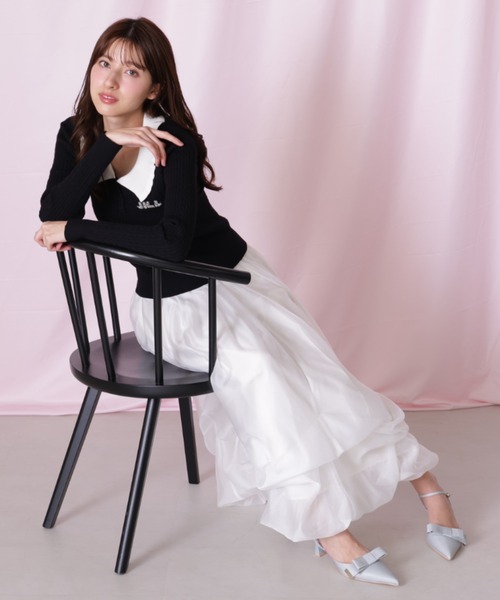 JILL by JILL STUART(ジルバイジルスチュアート)の「◇グログランパンプス(パンプス・レディース・ブラック/ブルー・SMALL/MEDIUM/LARGE)」の6枚目の写真