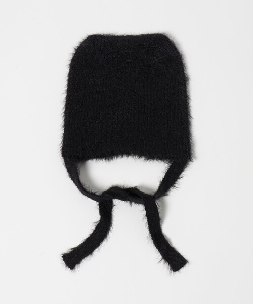 green label relaxing（グリーンレーベルリラクシング）の「ネコミミ ビーニー / ニット帽（ニットキャップ/ビーニー・キッズ・ダークグレー/ライラック/ブラック・FREE）」の6枚目の写真