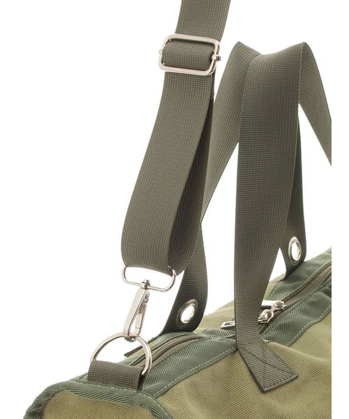 jouetie（ジュエティ）の「BIGキャンバスボストンバッグ（ボストンバッグ・レディース・カーキ/ブラック・FREE）」の13枚目の写真