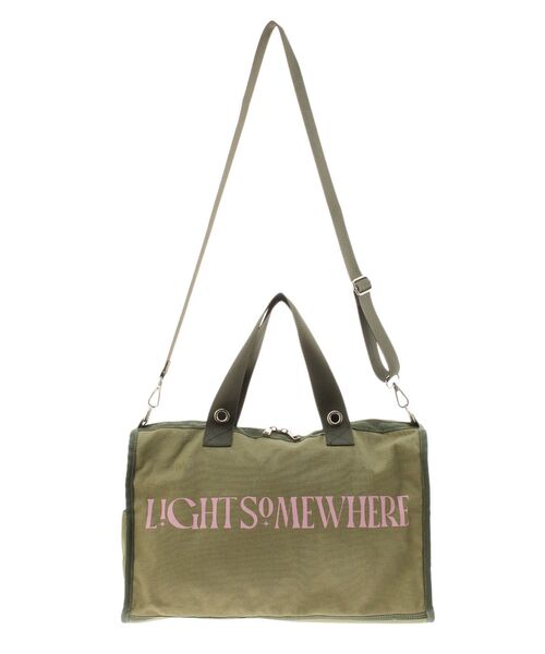 jouetie（ジュエティ）の「BIGキャンバスボストンバッグ（ボストンバッグ・レディース・カーキ/ブラック・FREE）」の16枚目の写真