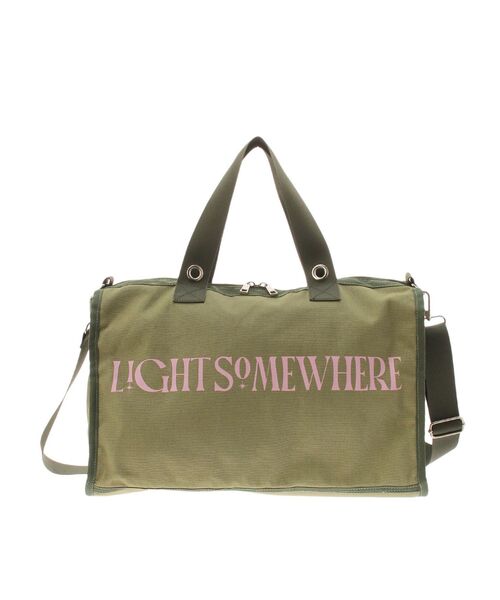 jouetie（ジュエティ）の「BIGキャンバスボストンバッグ（ボストンバッグ・レディース・カーキ/ブラック・FREE）」の18枚目の写真