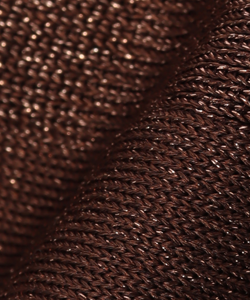 IENA（イエナ）の「MARCOMONDE/マルコモンド glitter rib sox 靴下 176N1/1GL2/20C（ソックス/靴下・レディース・バーガンディー/ブラウン/シルバー/ブルー・FREE）」の7枚目の写真