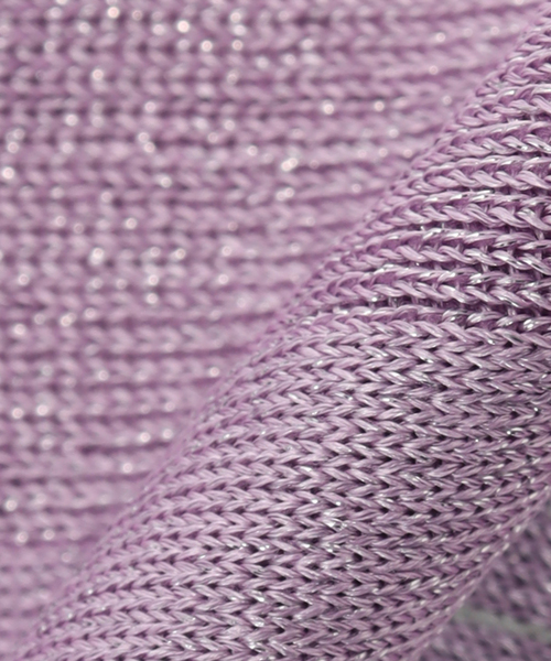 IENA（イエナ）の「MARCOMONDE/マルコモンド glitter rib sox 靴下 176N1/1GL2/20C（ソックス/靴下・レディース・バーガンディー/ブラウン/シルバー/ブルー・FREE）」の9枚目の写真