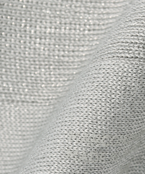 IENA（イエナ）の「MARCOMONDE/マルコモンド glitter rib sox 靴下 176N1/1GL2/20C（ソックス/靴下・レディース・バーガンディー/ブラウン/シルバー/ブルー・FREE）」の10枚目の写真