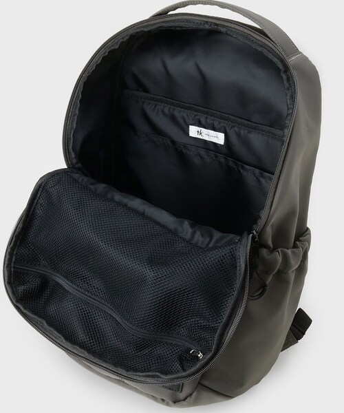 tk.TAKEO KIKUCHI（ティーケータケオキクチ）の「【撥水】軽量バックパック（バックパック/リュック・メンズ・ダークグレー/ブラック・00）」の7枚目の写真