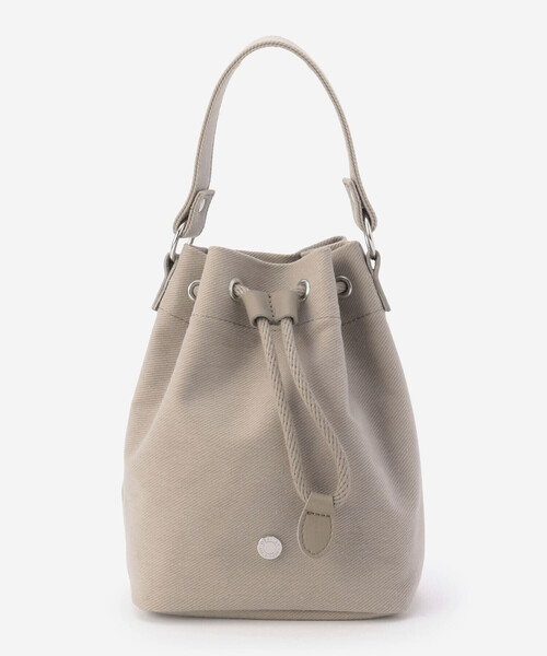 ORCIVAL（オーシバル）の「ORCIVAL | ツイル パース巾着バッグ UNISEX（ハンドバッグ・レディース・アイボリー/ブラック/ライトグレー・-）」の7枚目の写真