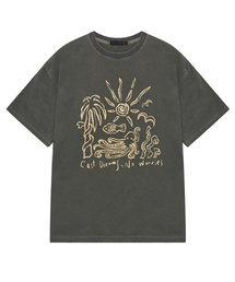SSERPE（セルぺ）の「キャストドリームノーウォリスピグメントバンファルティカーキ（Tシャツ/カットソー）」