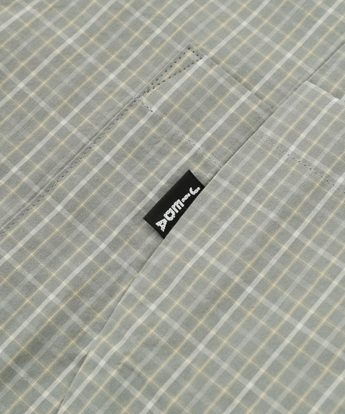 JIEDA(ジエダ)の「JIEDA / ジエダ CHECK SWITCHING SHIRT(シャツ/ブラウス・メンズ・グリーン・1/2)」の4枚目の写真