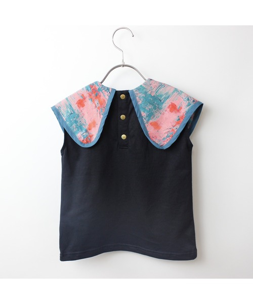 maarook（マルーク）の「天竺アブストラクトカラーTシャツ（Tシャツ/カットソー・キッズ・ブラック・130cm/120cm/110cm/100cm）」の5枚目の写真