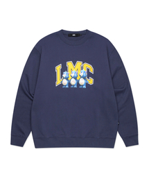 LMC | THREE BEARS ARCH LOGO SWEATSHIRT vintage blue(スウェット)