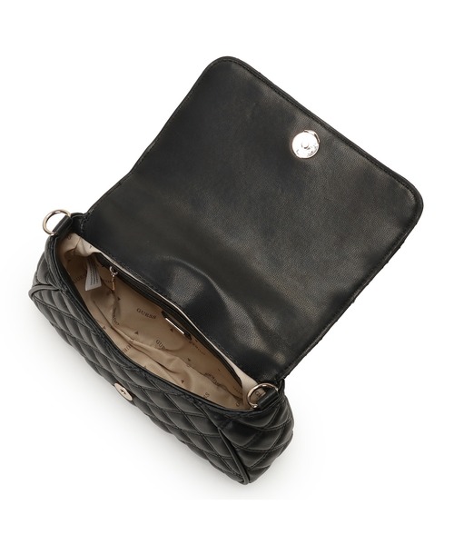 Guess（ゲス）の「GIULLY Ii Top Handle Flap ハンドバッグ  （ハンドバッグ・レディース・オフホワイト/ブラック・ONE SIZE）」の8枚目の写真