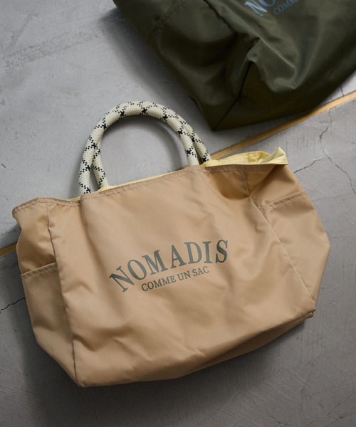 NOMADIS(ノマディス)の「【NOMADIS】<別注>SAC BAG(トートバッグ・レディース・ライトベージュ/オリーブ・フリー)」の14枚目の写真