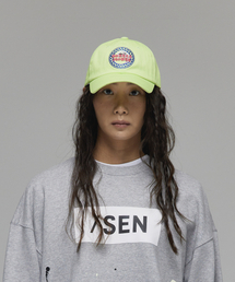 Monkey Flower（モンキーフラワー）の「共用ピーチツリーエンブレムボールキャップ/MS0ACP01U GREEN（キャップ）」