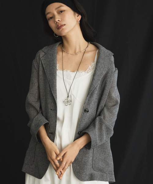 Doux archives(ドゥアルシーヴ)の「ヴィンテージサテンレースキャミ(シャツ/ブラウス・レディース・オフホワイト/ブラック/アイボリー・FREE)」の5枚目の写真