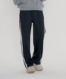 INTERSECTION（インターセッション）の「サイドジッパートラックパンツ[ブラック]（スウェットパンツ）」