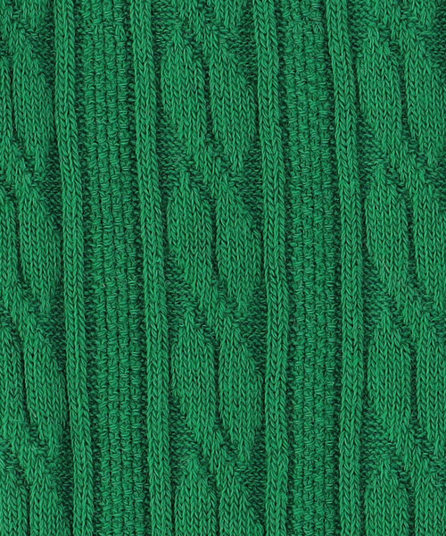 COMME CA ISM（コムサイズム）の「リンクス編み ケーブル柄 ソックス（ソックス/靴下・メンズ・ネイビー/レッド/グリーン/オフホワイト・27cm）」の12枚目の写真