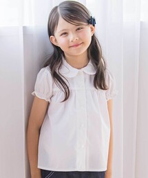 パフスリーブ」に該当するキッズのシャツ/ブラウス（ホワイト/白色系