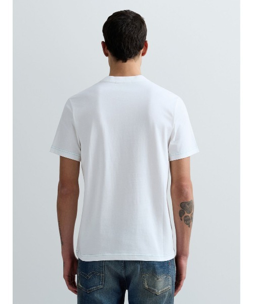 REPLAY（リプレイ）の「ヘビーコットンジャージーアイスバーTシャツ（Tシャツ/カットソー・メンズ・ホワイト・X-LARGE/LARGE/MEDIUM/SMALL）」の6枚目の写真