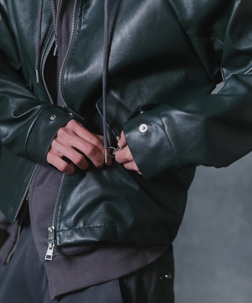 Fireman Hook Leather Jacket / ファイヤーマンフックレザージャケット