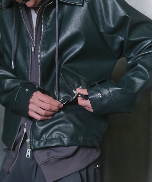 Fireman Hook Leather Jacket / ファイヤーマンフックレザージャケット