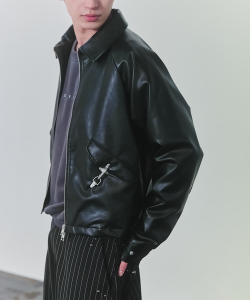 Fireman Hook Leather Jacket / ファイヤーマンフックレザージャケット
