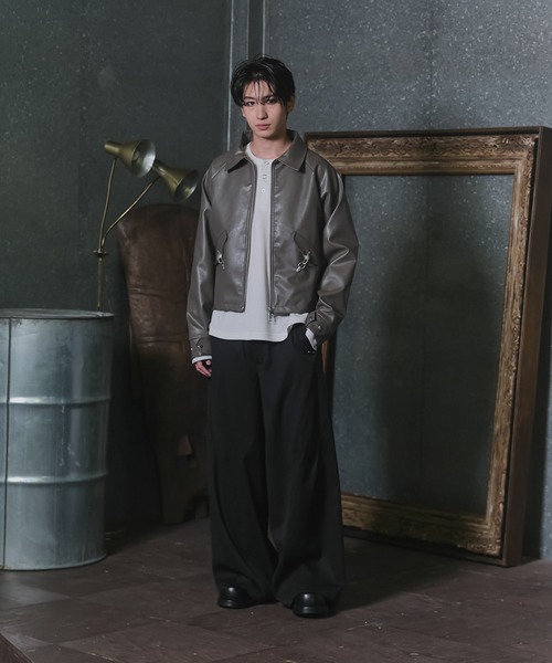 Fireman Hook Leather Jacket / ファイヤーマンフックレザージャケット