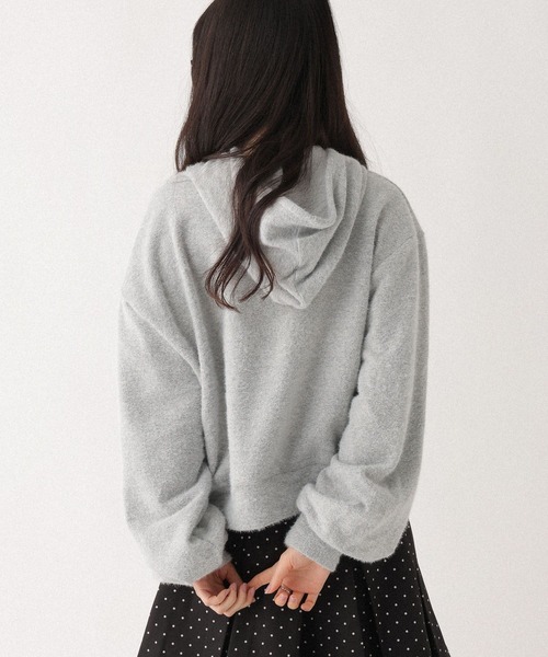 Heather（ヘザー）の「シャギーカットフーディ　647911（パーカー・レディース・ネイビー/アイボリー/グレー・FREE）」の14枚目の写真