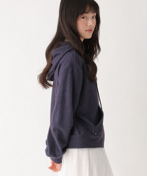 Heather（ヘザー）の「シャギーカットフーディ　647911（パーカー・レディース・ネイビー/アイボリー/グレー・FREE）」の21枚目の写真