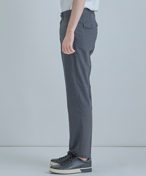 MEN'S BIGI（メンズビギ）の「【COLE HAAN/コール ハーン】別注 サマーサイロフィルウールピンチェックパンツ＜通気性＞（スラックス・メンズ・グレー/ネイビー・04/03/02/01）」の3枚目の写真