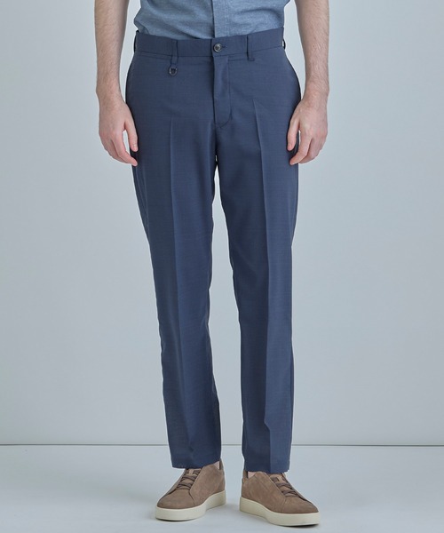 MEN'S BIGI（メンズビギ）の「【COLE HAAN/コール ハーン】別注 サマーサイロフィルウールピンチェックパンツ＜通気性＞（スラックス・メンズ・グレー/ネイビー・04/03/02/01）」の22枚目の写真